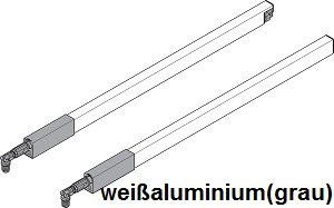 Oberfläche RAL 9006 weißaluminium