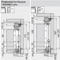 Preview: TANDEMBOX Seitenstabilisierung - nach oben gebaut, NL=600mm, Vollauszug, Schubkasten/Frontauszug ZST.600BA