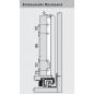 Preview: LEGRABOX Holzrückwandhalter, Höhe F=253 mm, vernickelt ZB7F000S