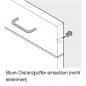 Preview: Blum Distanzpuffer, Bohrdurchmesser 8mm, 993.0830.01