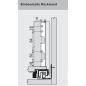 Mobile Preview: LEGRABOX Holzrückwandhalter, Höhe C=189 mm, terraschwarz ZB7C000S