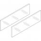 Preview: LEGRABOX free Set Glaseinschubelement - seitlich li/re, Höhe 138mm, NL=350-650mm, Klarglas