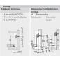 Preview: blum METABOX Stahlzarge M = 86 mm, Teilauszug, 25 kg, NL=450 mm, Schraubversion