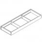 Preview: AMBIA-LINE Rahmen, für LEGRABOX/MERIVOBOX Schubkasten, Stahl, NL=600 mm, Breite=200 mm, ZC7S600RS2