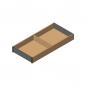 Mobile Preview: AMBIA-LINE Rahmen breit für LEGRABOX Schubkasten, Holzdesign, NL=550 mm, Breite=200 mm
