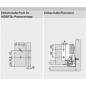 Preview: TANDEMBOX antaro Zarge M=83mm, NL=600mm, RAL 9006 weißaluminium 378M6002SA