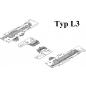 Preview: TIP-ON BLUMOTION Einheit für Tandembox, Typ L3, NL=350-650 mm, 5-40 kg, li/re