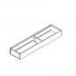 Preview: AMBIA-LINE Rahmen schmal für LEGRABOX Schubkasten, Stahl, NL=450 mm, Breite=100 mm