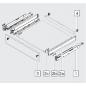 Preview: blum LEGRABOX pure Zarge M=90,3mm, NL=400 mm, seidenweiß matt