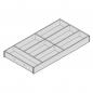 Preview: AMBIA-LINE Besteckeinsatz für LEGRABOX Schubkasten, Holzdesign, 7 Besteckfächer, NL=600 mm, Breite=300 mm
