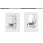 Preview: blum LEGRABOX pure Zarge K=128,3mm, NL=300 mm, oriongrau matt