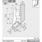 Preview: Restposten! CLIP top Mini-Winkelscharnier 45° II, aufschlagend, mit Feder, Topf: Schrauben