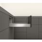 Preview: blum LEGRABOX pure  Zarge N=66,3mm,  NL=500 mm, terraschwarz matt