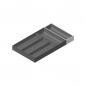 Preview: Besteckeinsatz für LEGRABOX Schubkasten, Kunststoff mit Softtouch Oberfläche, 5 Besteckfächer, NL=550 mm, Breite=300 mm