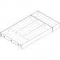 Preview: Besteckeinsatz für LEGRABOX Schubkasten, Kunststoff mit Softtouch Oberfläche, 5 Besteckfächer, NL=550 mm, Breite=300 mm