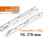 Preview: TANDEMBOX TIP-ON Blumotion Korpusschiene Vollauszug, 30 kg, NL= 270mm, li/re