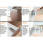 Mobile Preview: TANDEMBOX TIP-ON Blumotion Korpusschiene Vollauszug, 30 kg, NL= 550mm, li/re