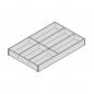 Mobile Preview: AMBIA-LINE Besteckeinsatz für LEGRABOX Schubkasten, Holzdesign, 6 Besteckfächer, NL=500 mm, Breite=300 mm