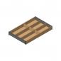 Mobile Preview: AMBIA-LINE Besteckeinsatz für LEGRABOX Schubkasten, Holzdesign, 6 Besteckfächer, NL=500 mm, Breite=300 mm