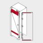 Preview: REVEGO uno, Pocketschiene (Set), NL=600 mm, links