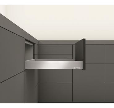 blum LEGRABOX pure  Zarge N=66,3mm,  NL=450 mm, seidenweiß matt