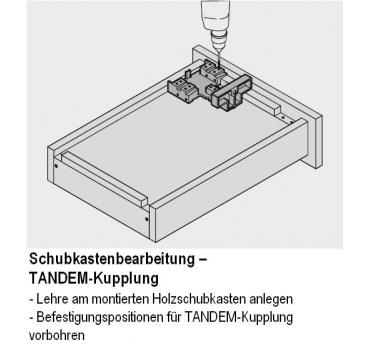 Bohrlehre für TANDEM, MOVENTO