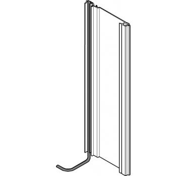 SERVO-DRIVE Trägerprofil vertikal, Länge=650 mm, LKH=660-669 mm, mit Kabel, Aluminium, zum Ablängen, Z10T650AA