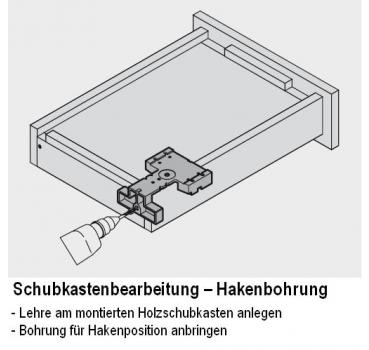 Bohrlehre für TANDEM, MOVENTO