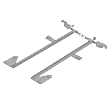 LEGRABOX Seitenstabilisierung, NL= 450-650 mm, KB=1400 mm, Vollauszug, zum Ablängen