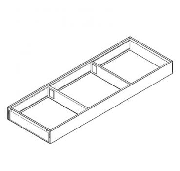 AMBIA-LINE Rahmen, für LEGRABOX/MERIVOBOX Schubkasten, Stahl, NL=600 mm, Breite=200 mm, ZC7S600RS2