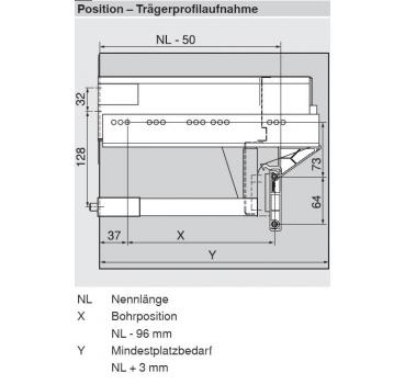 SERVO-DRIVE uno-Set - hängende Mülllösung