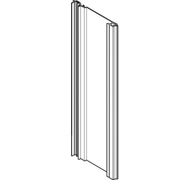 SERVO-DRIVE Trägerprofil vertikal, Länge=1170 mm, LKH=1180-1189 mm, zum Ablängen, Z10T1170A