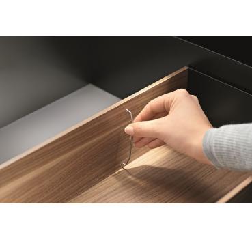AMBIA-LINE Querteiler für LEGRABOX Schubkasten, Holzdesign, Rahmenbreite 200 mm