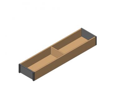 AMBIA-LINE Rahmen schmal für LEGRABOX Schubkasten, Holzdesign, NL=450 mm, Breite=100 mm