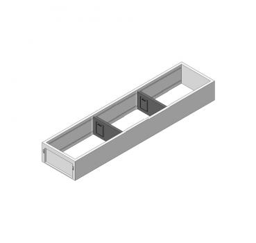 AMBIA-LINE Rahmen schmal für LEGRABOX Schubkasten, Stahl, NL=600 mm, Breite=100 mm