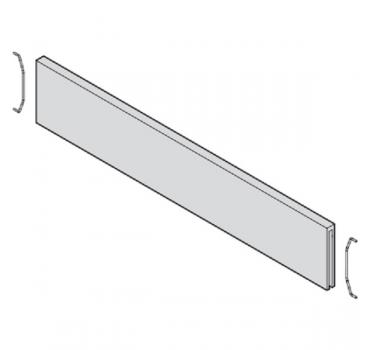 AMBIA-LINE Querteiler für LEGRABOX Schubkasten, Holzdesign, Rahmenbreite 242 mm
