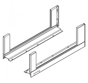 blum LEGRABOX free Zarge C=177mm, NL=350-650 mm, oriongrau matt, inkl. Boxcover 