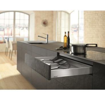 blum LEGRABOX pure Zarge M=90,3mm, NL=550 mm, Inox