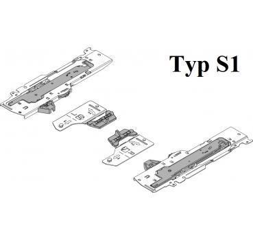 TIP-ON BLUMOTION Einheit für Tandembox, Typ S1, NL=270-300 mm, 10-20 kg, li/re