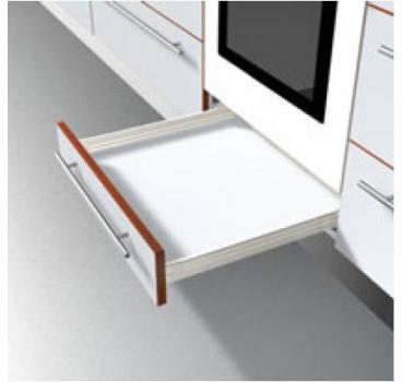 blum METABOX Stahlzarge N = 54 mm, Teilauszug, 25 kg, NL=350 mm, Schraubversion