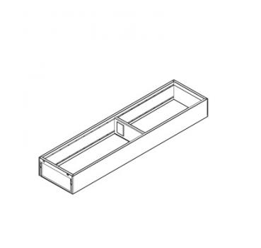 AMBIA-LINE Rahmen schmal für LEGRABOX Schubkasten, Stahl, NL=500 mm, Breite=100 mm