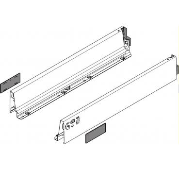 TANDEMBOX antaro Zarge M=83mm, NL=600mm, RAL 9006 weißaluminium 378M6002SA