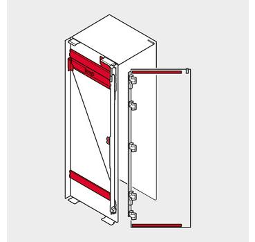 REVEGO uno, Pocketschiene (Set), NL=600 mm, links