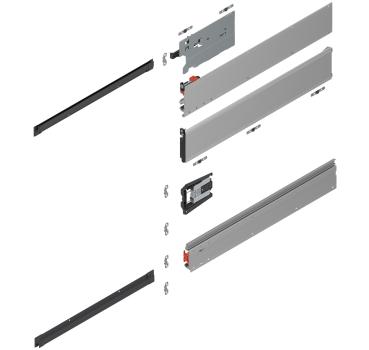 REVEGO uno, Pocketschiene (Set), NL=600 mm, links