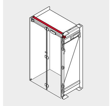 REVEGO duo, Laufträger Set, für lichte Weite in der Anwendung: 1250 mm, rechts