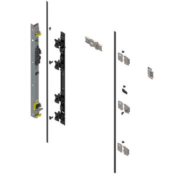 REVEGO duo, Scharnierträger Set, für Pockethöhe 1142–1356 mm, links