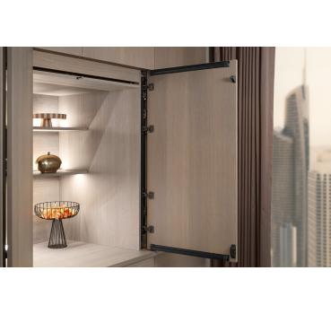 801T1140.R3 REVEGO uno, Scharnierträger Set, für Pockethöhe 1142–1356 mm, rechts