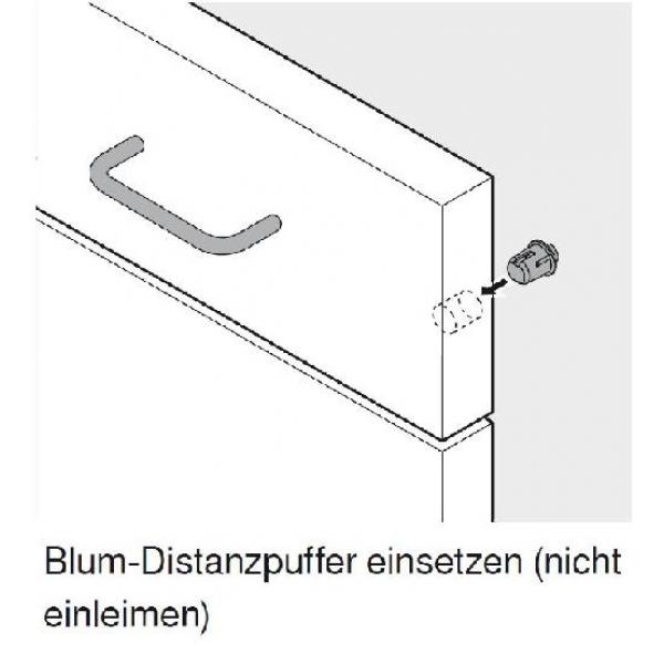 Blum Distanzpuffer, Bohrdurchmesser 8mm, 993.0830.01