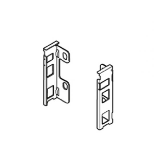 LEGRABOX Holzrückwandhalter, Höhe M=102 mm, seidenweiß