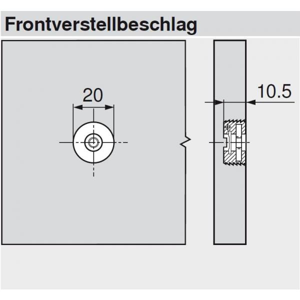 Frontverstellbeschlag